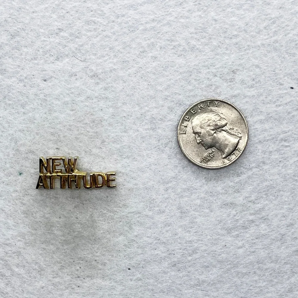 🔮‎ 5/$25 Vintage New Attitude Pin